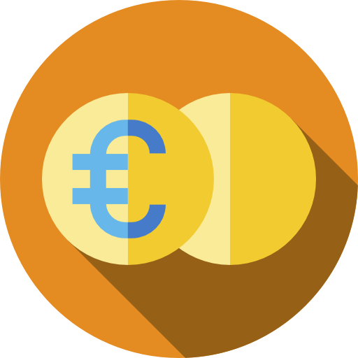 Euro Flat Circular Flat icon