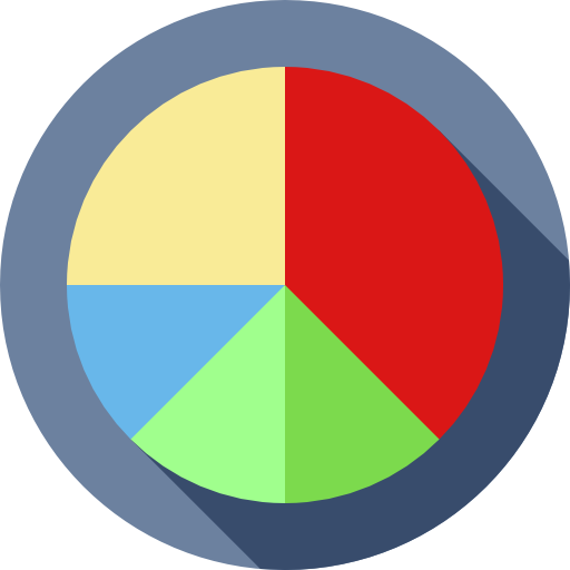 Pie chart free icon