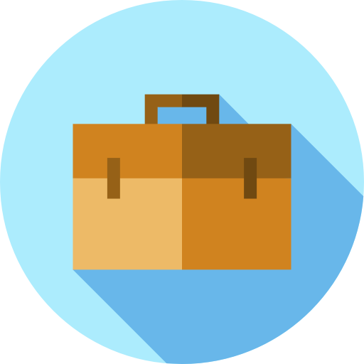 maletín icono gratis