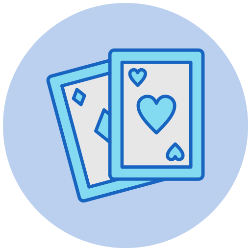 jugando a las cartas icono gratis