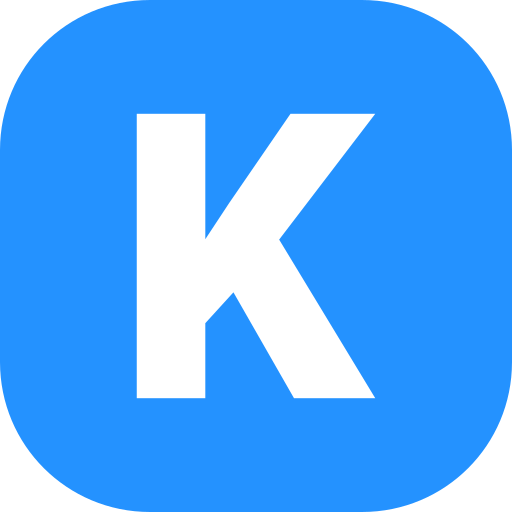 Letter k Generic color fill icon