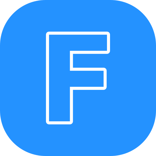 Letter f - Free education icons