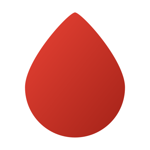 Blood free icon