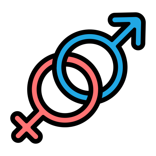 Sex Generic Color Lineal Color Icon 