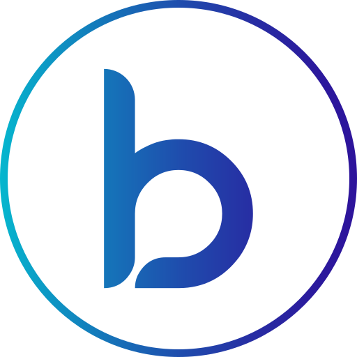 Letter B Generic Gradient Fill Icon