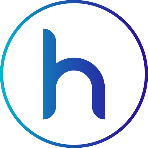 Letter h Generic gradient fill icon