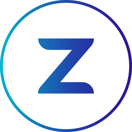 Letter Z Generic Gradient Fill Icon