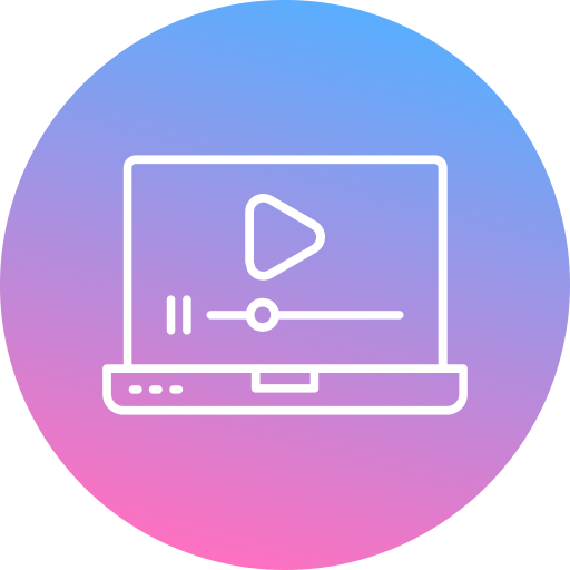 reproductor de video icono gratis