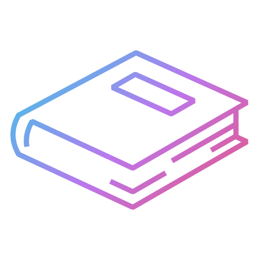 Book Generic gradient outline icon