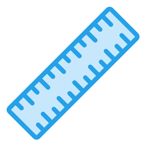 Ruler Generic color lineal-color icon