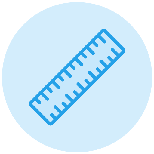 règle Icône gratuit