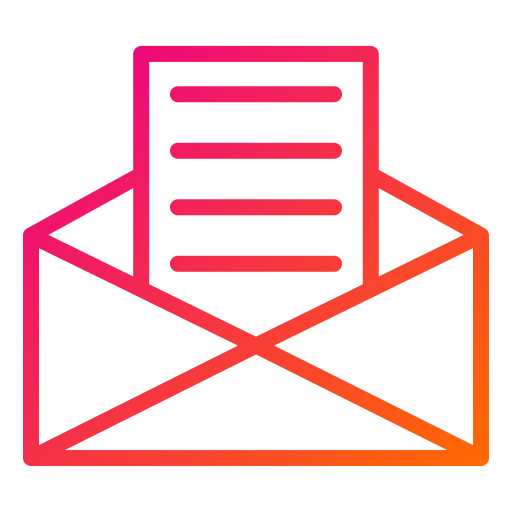 Envelope Generic gradient outline icon