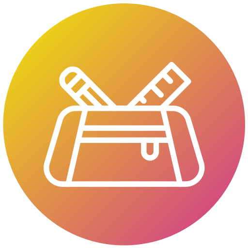 estojo grátis ícone