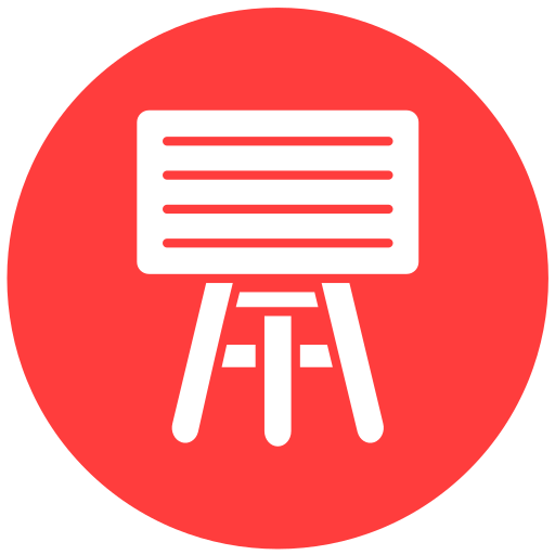 quadro branco grátis ícone