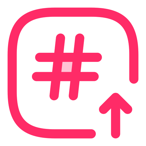 Hashtag Generic color lineal-color icon