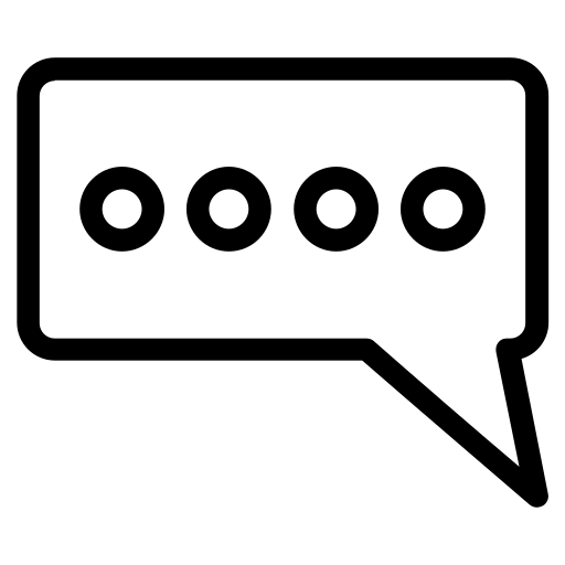 Speech bubble free icon