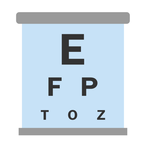 examen de la vue Icône gratuit