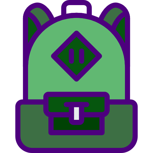 mochila icono gratis