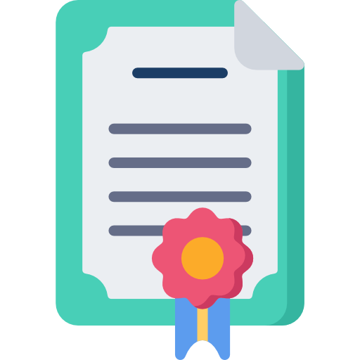 Certificate free icon Certificate free icon