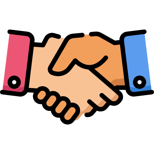 handshake flat icon