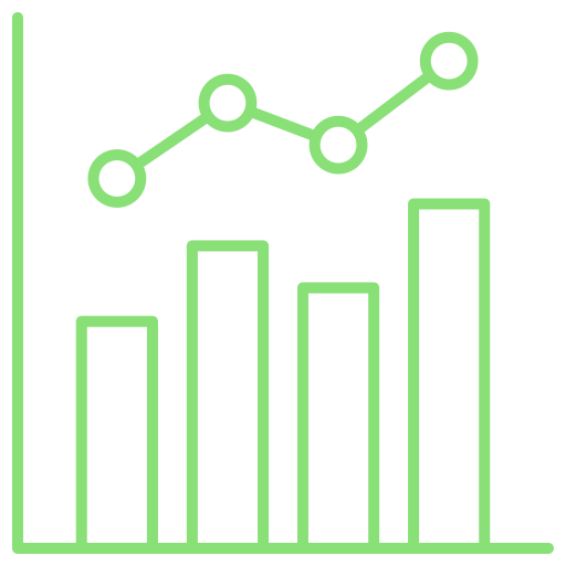 gráfico de barras icono gratis