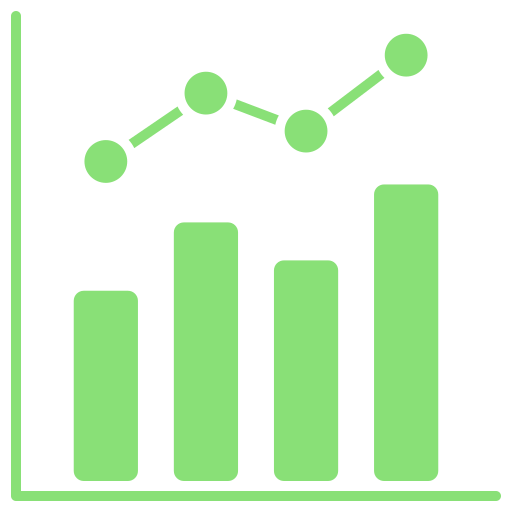 gráfico de barras icono gratis