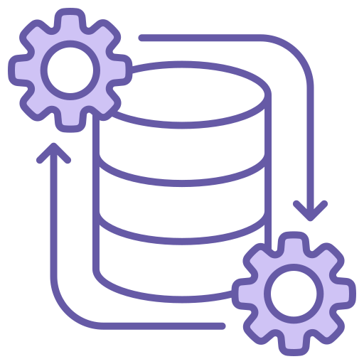 procesamiento de datos icono gratis