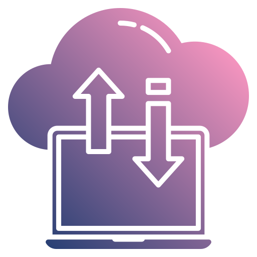 computación en la nube icono gratis