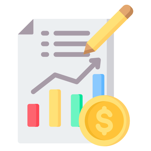 Financial statement Generic color fill icon