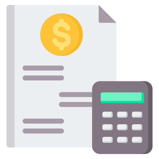 Financial information Generic color fill icon