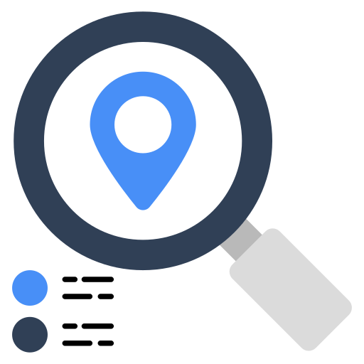 Search location Generic color fill icon