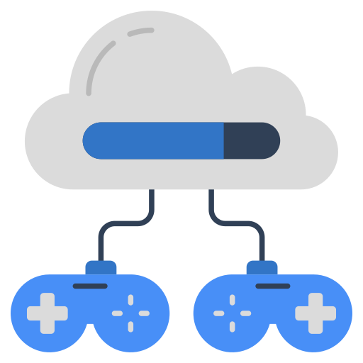 Computação em nuvem - ícones de jogos grátis