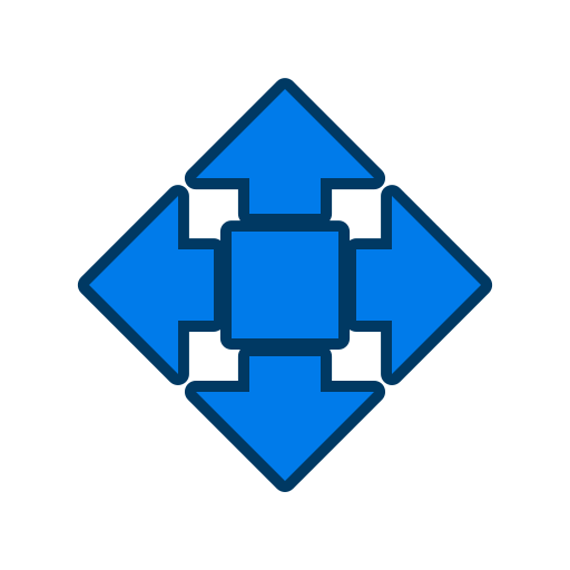 Four arrows free icon Four arrows free icon