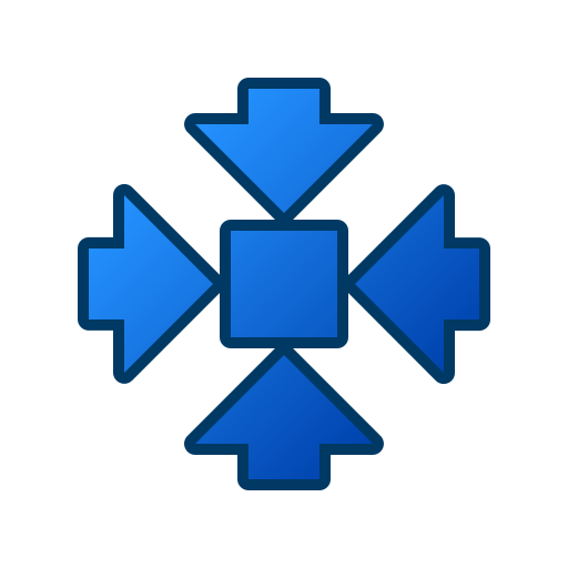 Four arrows free icon