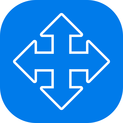 Four arrows Generic color fill icon