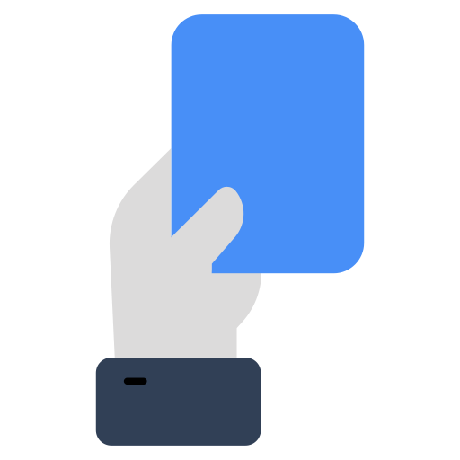 tarjeta de penalización icono gratis
