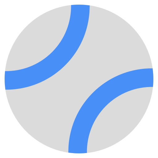 Теннисный мяч бесплатно иконка