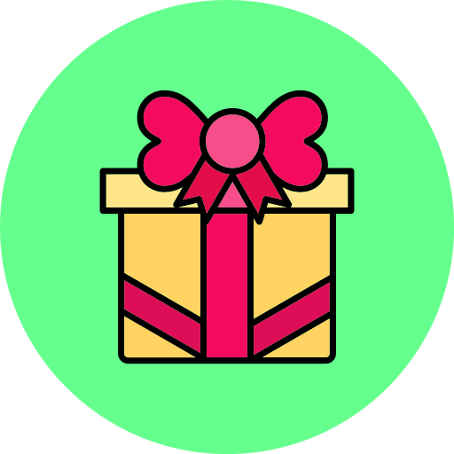 caja de regalo icono gratis