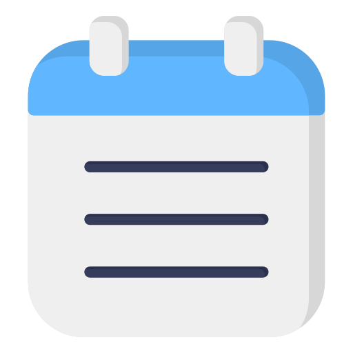 Notes Generic color fill icon