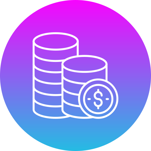 Coins Generic gradient fill icon