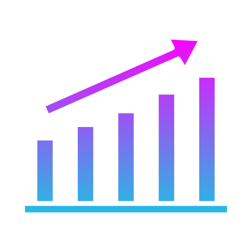 gráfico de barras icono gratis