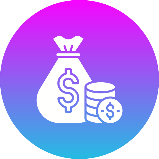 Money bag Generic gradient fill icon