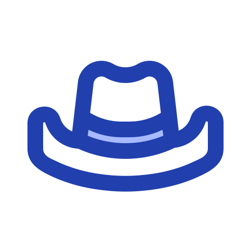 Cowboy hat Generic color lineal-color icon