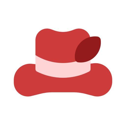 sombrero de fieltro icono gratis