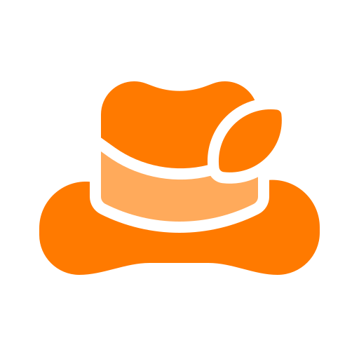 Fedora Hat Generic color fill icon