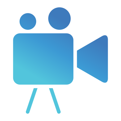 cámara de filmación icono gratis