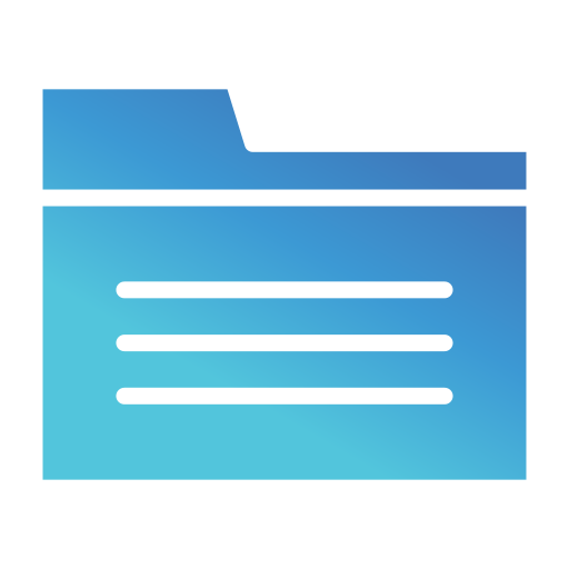 Folder Generic Gradient Fill Icon