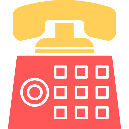 Telephone Generic color fill icon