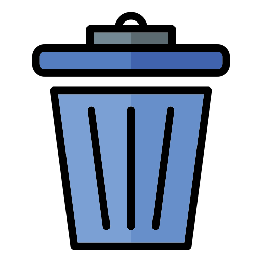 contenedor de basura icono gratis