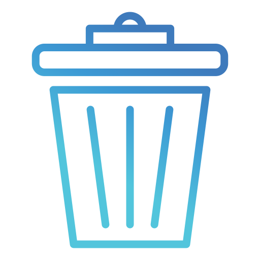 contenedor de basura icono gratis